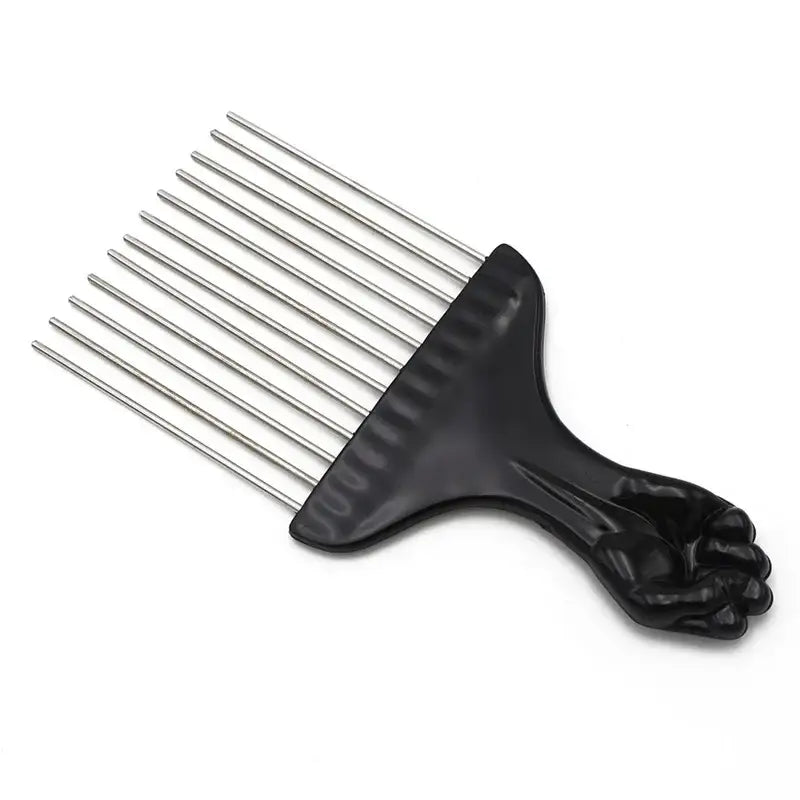 Peigne pour afro en inox - 4