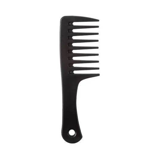 Petit peigne à dents larges pour cheveux bouclés noir - Noir